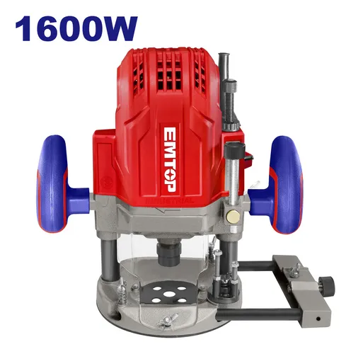 Fresadora Router Emtop 1600w Varias Boquillas Eerr1601