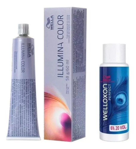 Coloração Wella Color Perfect 7/43 60g + Welloxon 20v 60ml