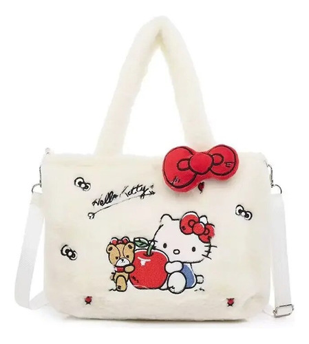 Hermoso Bolso De Mano. Bolso De Felpa. Hello Kitty Y Kuromi