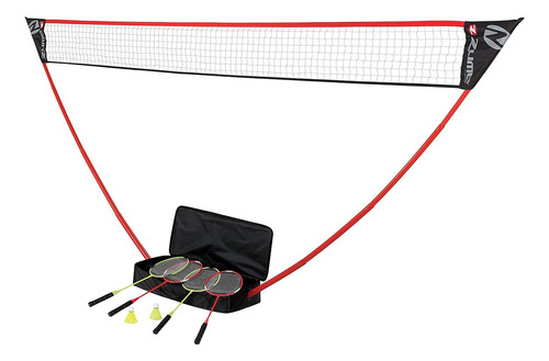 Zume Games Portable Badminton Set With Freestanding Base - S