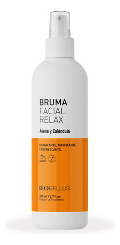 Bruma Facial Relax Avena Calendula Vegan Biobellus 200ml 