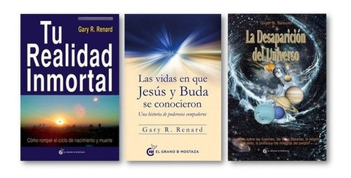 ** 3 Libros Gary Renard ** Realidad Jesus Y Buda Universo