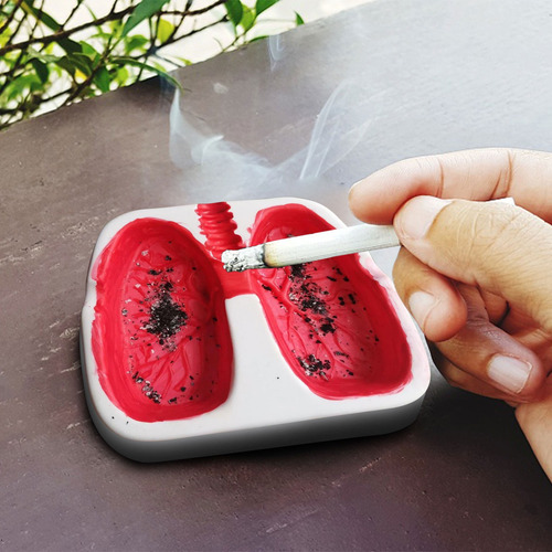 O Cenicero Rojo Personalidad Creativa Cumpleaños Novio F 806