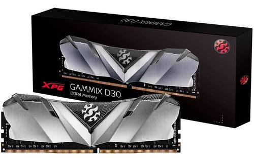 Memória 16g 2x8gb Adata Xpg Gammix D30 Ddr4 3200mhz