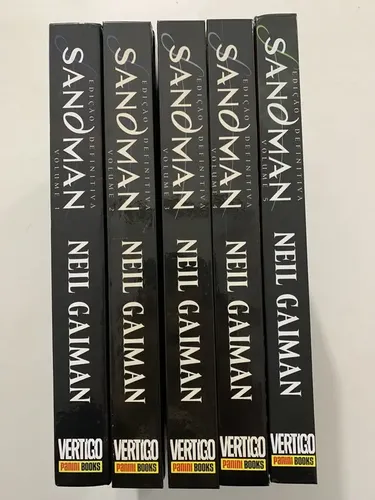 Hq - Sandman - Edição Definitiva - 5 Volumes - Neil Gaiman - Capa
