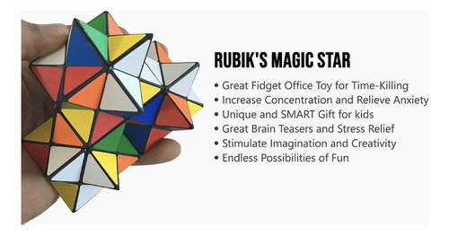 Cubo Mágico Origami Pack 3pcs Fidget Antiestrés Didáctico