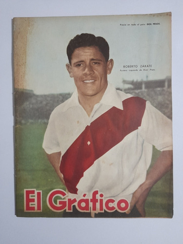 El Grafico 1915 Roberto Zarate,boca 3 Ñuls 1,huracan  River