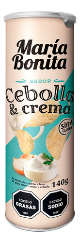 Papas Fritas Cebolla Maria Bonita 140 Grs