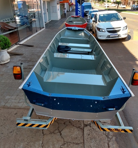 Barco De Alumínio - Semi Chata - 5 Metros - Novo - Rigon