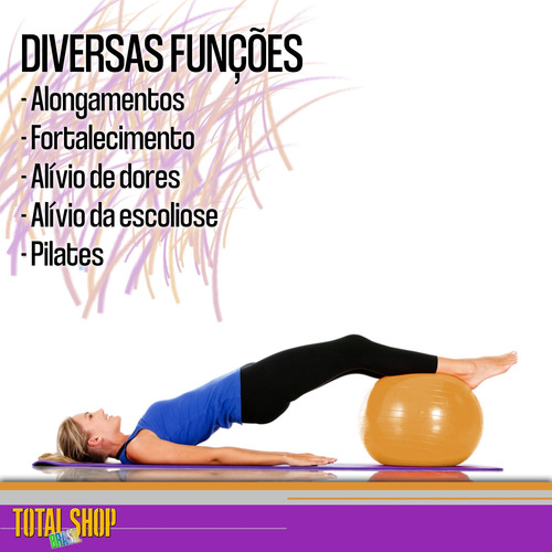 Bola Exercícios Em Casa Ginástica Abdominal Terapia Inflável