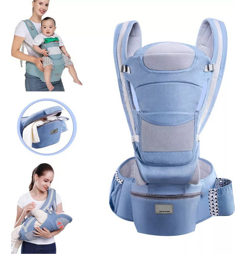 Saco Canguro Ergonómico Bebé Mom Premium Posiciones 3 En 1