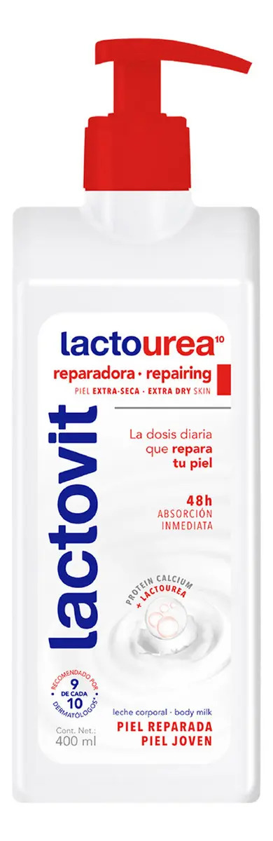 Crema Reparadora Piel Seca Lactovit Lactourea 400mL