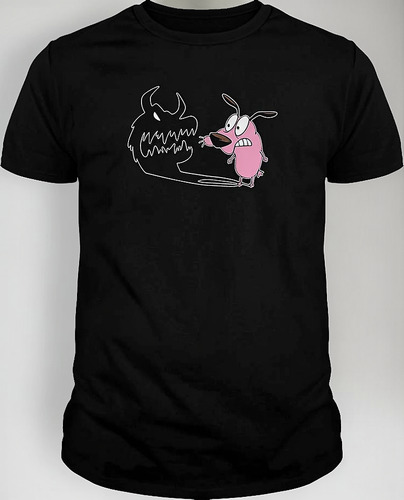 Playera Perro Clásicos Coraje Caricaturas Cab/dam/inf
