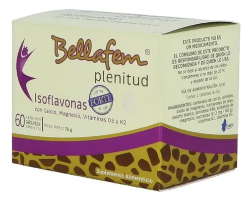 Bellafem Plenitud Lata Con 60 Tabletas | Meses sin interés