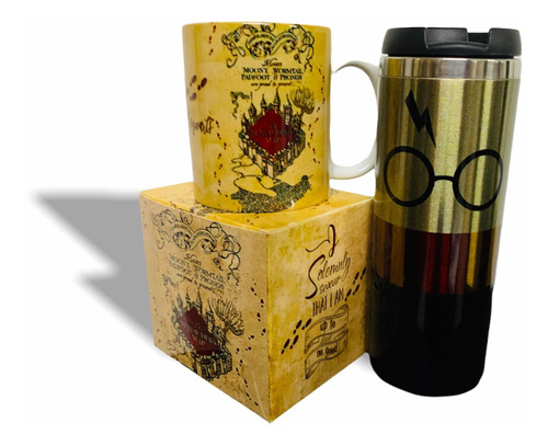 Termo + Taza Harry Potter Personalizado