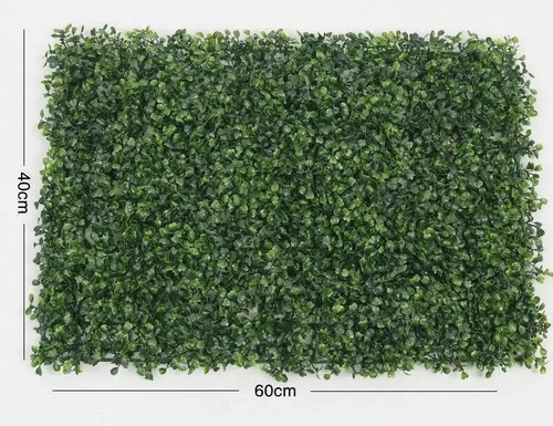 Panel Cesped Pasto Brojo Artificial Pared Jardin 60x40cm X20