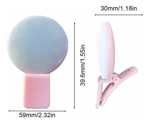 Anillo De Luz Selfie Para Teléfono Luz Recargable Para Selfi