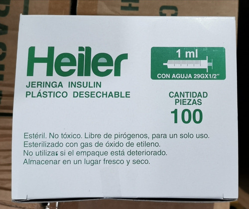 Imagen 5 de 7 de Agujas Yjeringuilla Insulin, 1ml, 3ml, 5ml, 10ml, 20ml, 50ml