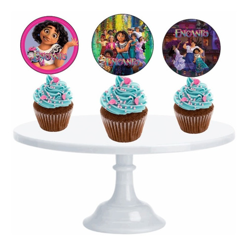 Encanto Cupcake Toppers Adorno Para Muffins X10