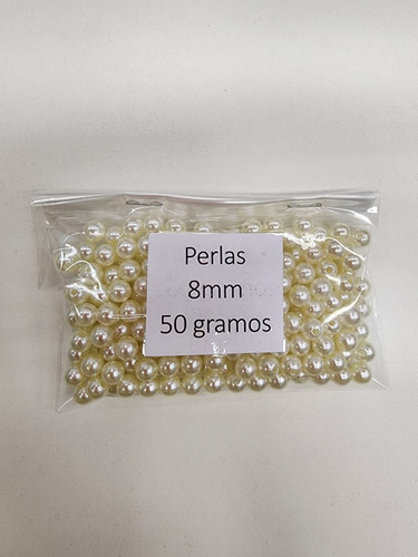 Perlas 8mm X 50 Gramos 