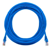Comprar Cabo De Rede Internet Patch Cord Rj45 Cat6 Azul 10 Metros