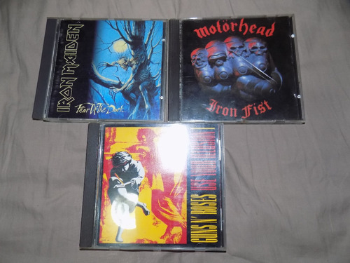 Iron Maiden, Motorhead, Guns And Roses, Cds Importados