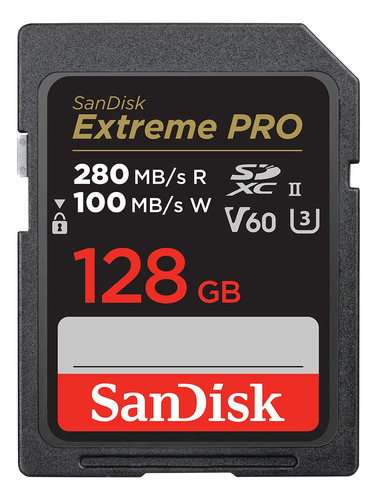 Tarjeta De Memoria Sandisk 128gb Extreme Pro Sdxc Uhs-ii