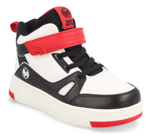 Zapatilla Niño Bubblegummers Arnie Blanco - Rojo 30-33