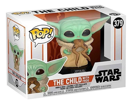 Funko Pop Star Wars The Mandalorian Baby Yoda Con Rana 379