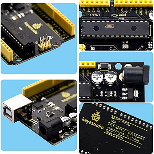 Placa De Desarrollo Keyestudio V4.0 Para Arduino Uno R3 Con