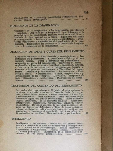 Semiología Y Psicopatología. Carlos Pereyra. 1ra Ed 1951 (Usado)
