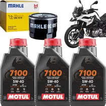 Comprar Kit 3 Oleo Motul 7100 5w40 Filtro Oleo Mahle Bmw F750 F 750