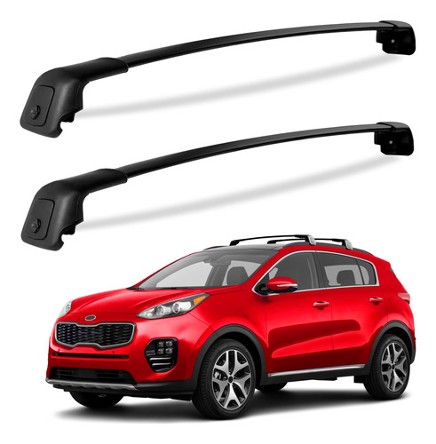 Barra Transversal Para Portaequipaje Kia Sportage Riel Carga