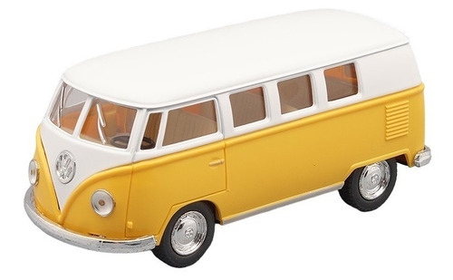 Volkswagen Classical Bus Combi 1962 1:32 Kinsmart Amarillo