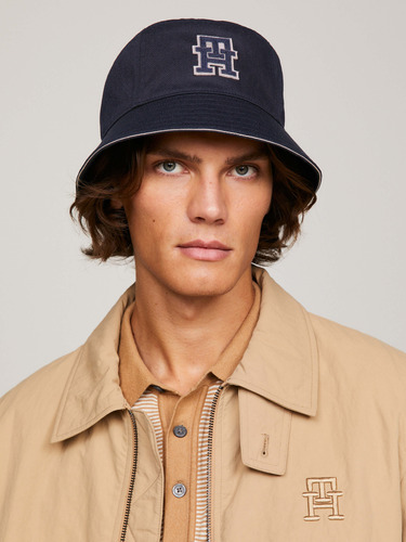 Sombrero Azul Bucket Elevated Tommy Hilfiger De Hombre