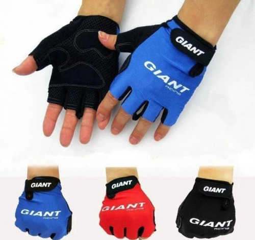 Guantes Medio Dedo Bici  Moto Gel Protec Cortos 