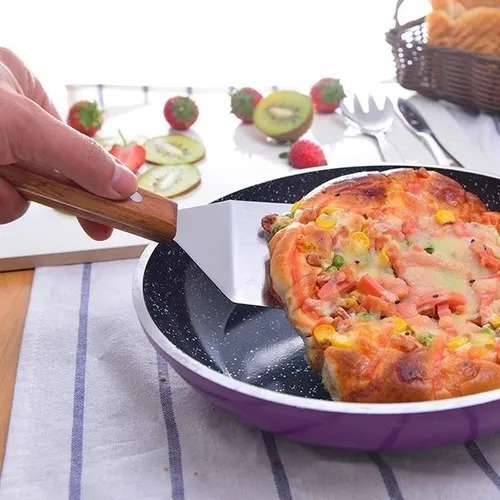 Imagen 3 de 6 de Espátula Churrasquera Gruesa Profesional Asado Pizzas Cocina