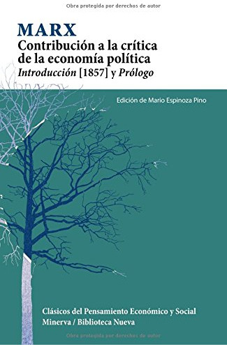 Libro Marx Contribución A La Crítica De La Economía Política