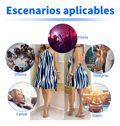 Vestido De Cordón De Cuello Colgante De Fiesta Mujer