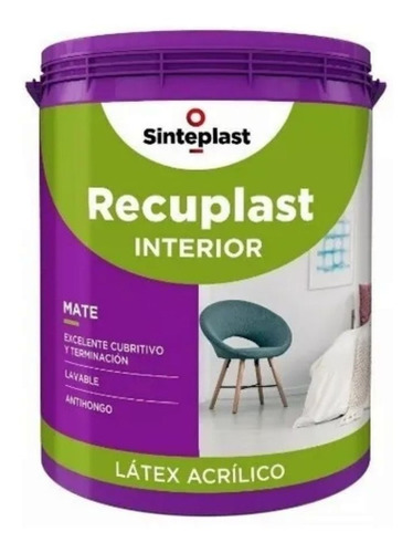 Recuplast Interior Latex Mate Premium Sinteplast X 10 - Alfa