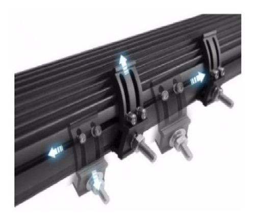 Imagem 6 de 10 de Farol Barra Milha Auxiliar Full Led Luminark 7d 420w 12v 24v