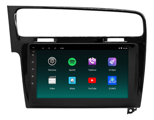 Multimidia Vw Golf Mk7 14/19 Android 14 2gb 32gb 9p Carplay