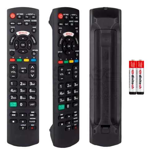 Control Compatible Pantalla Smarttv Panasonic Rc1008 Netflix