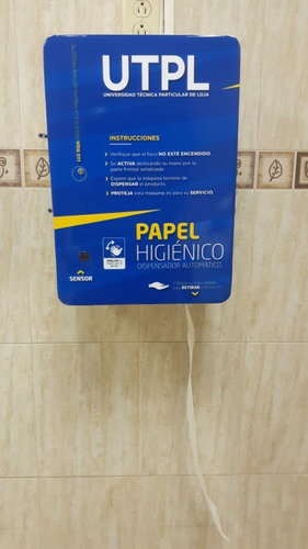 Dispensador Automático Papel Higiénico Con Sensor O Pulsador