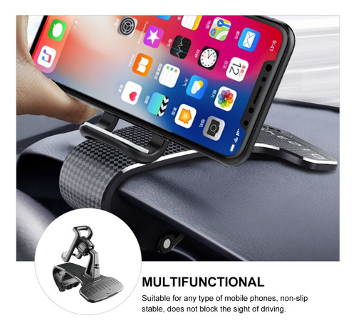Suporte Para Celular De Carro, Painel Retrovisor De 360 Grau