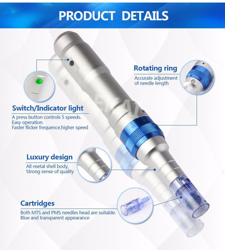 Imagen 4 de 6 de Derma Pen Dr. Pen Ultima A6 Sistema Recargable