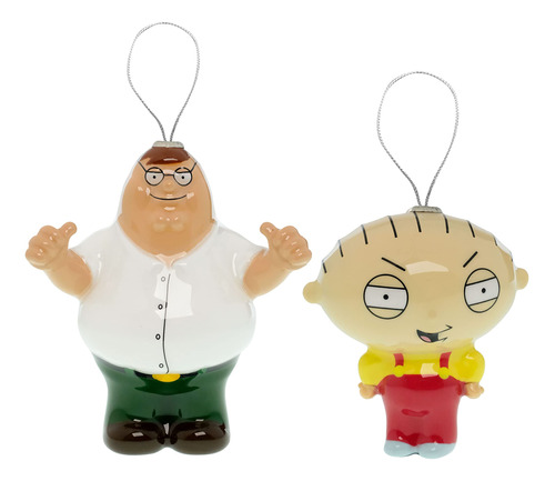 Ruz Family Guy Stewie And Peter Griffin - Juego De Adornos .