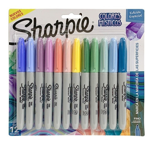 Marcadores Sharpie Colores Misticos X12