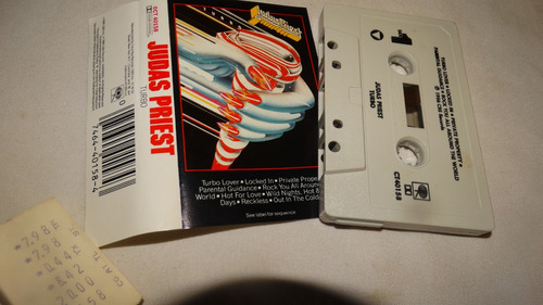 Judas Priest - Turbo (columbia Oct 40158) (tape:nm - Inserto