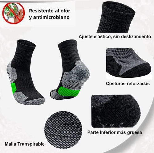 6 Pares De Calcetines De Hombre, Calcetas Deportivas Para Ba